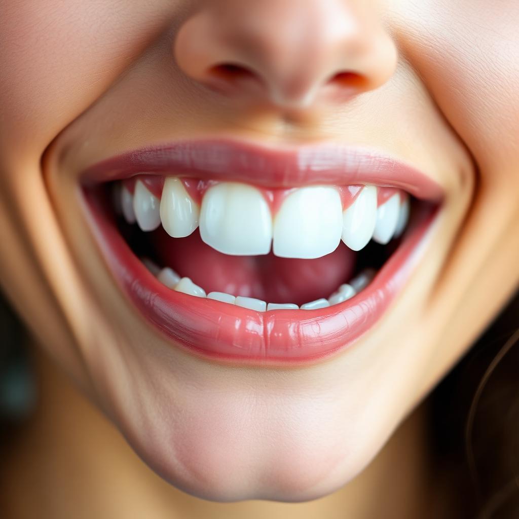 Sourire aligné stabilisé après traitement orthodontique et contention